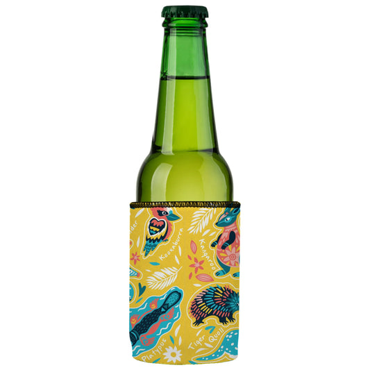 Australian Animals Stubby Cooler - Standard - Mekamart Australia