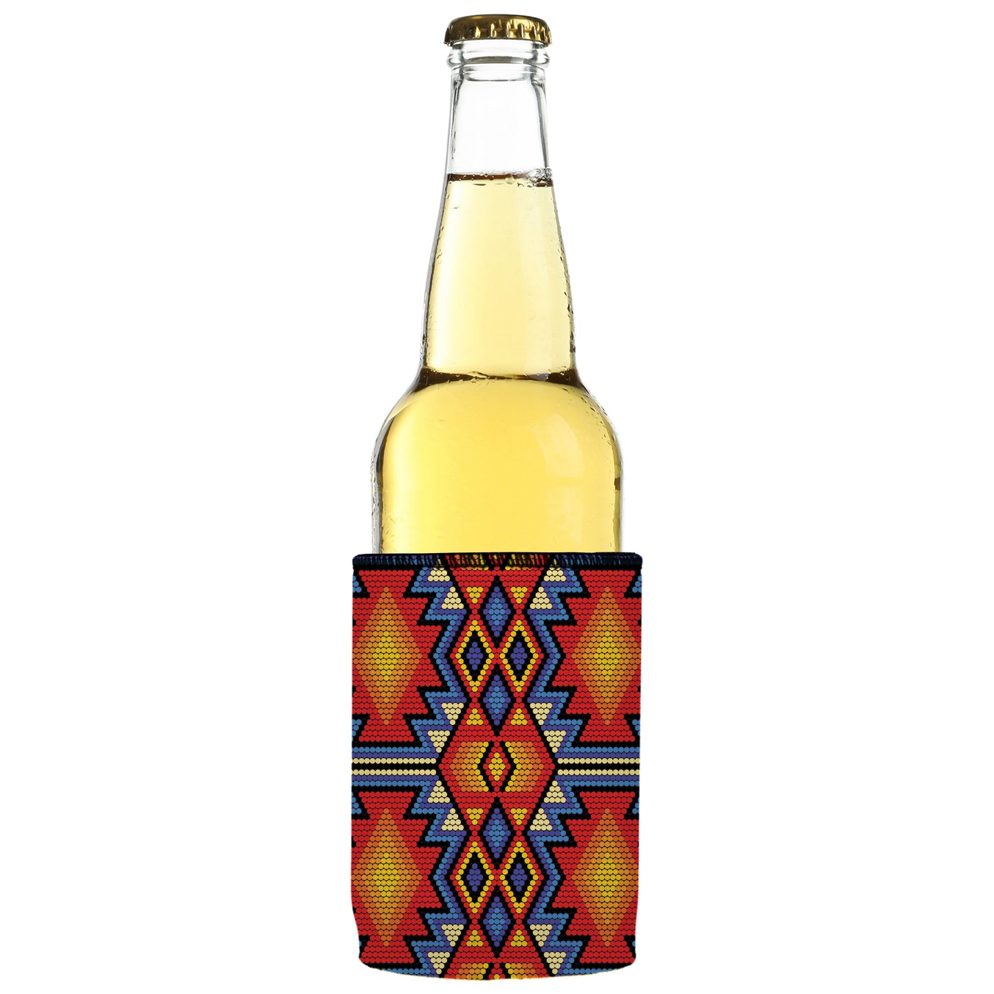 Huichol Beading Stubby Cooler 2-Pack - Standard
