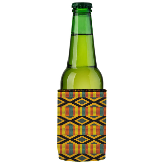 Ghana Kente Stubby Cooler - Standard - Mekamart Australia