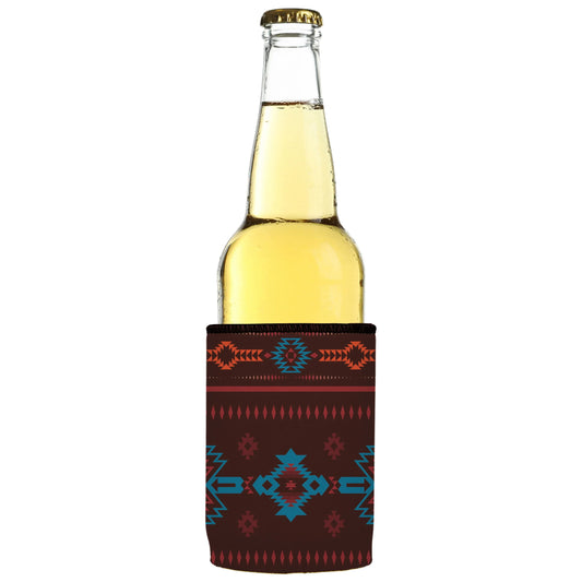 Brown Navajo Rug Stubby Cooler - Standard - Mekamart Australia