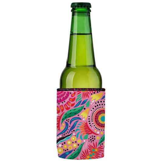 Australian Flowers Stubby Cooler 2-Pack - Standard - Mekamart Australia