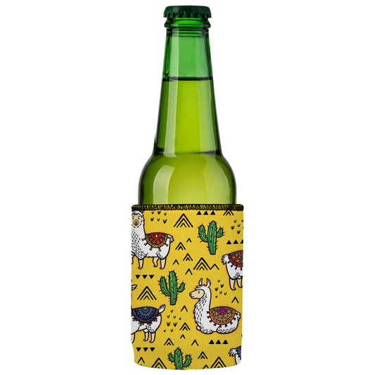 Llamas & Cactus Stubby Cooler - Standard - Mekamart Australia