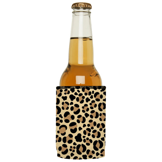 Leopard Print Stubby Cooler - Standard - Mekamart Australia