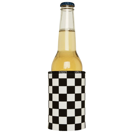 Small Checkerboard Stubby Cooler 2-Pack - Standard - Mekamart Australia