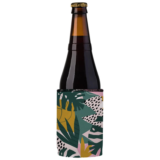 Exotic Jungle Plants Stubby Cooler 2-Pack - Standard - Mekamart Australia
