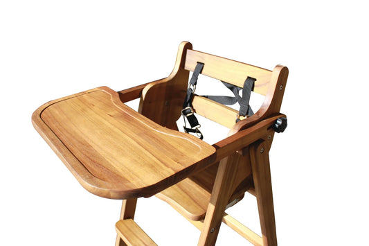 Baby High Chair (Acacia) - Mekamart Australia