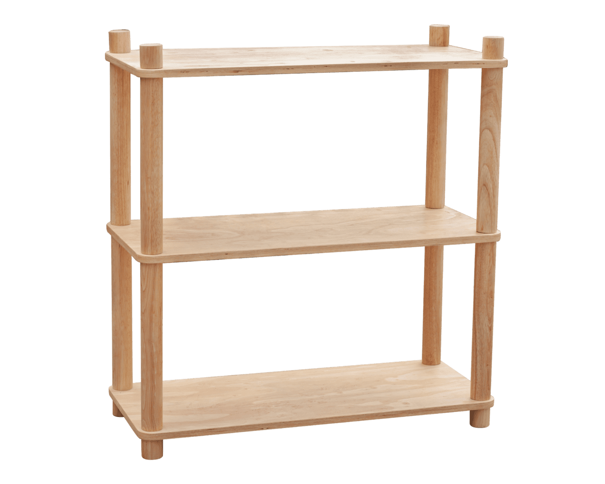Montessori 3 tier shelf