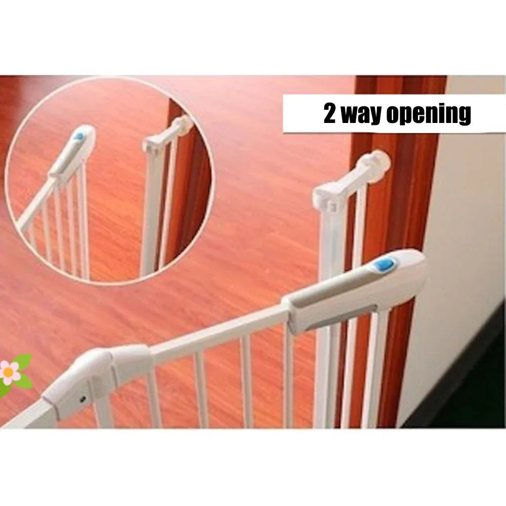 Adjusted Baby Pet Child Safety Security Gate Auto Swing Door - Mekamart Australia