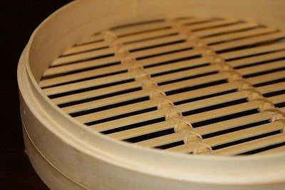 8 Inch Bamboo Steamer Set-2 Steamer Baskets With 1 Lid - Mekamart Australia