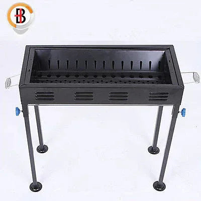 Portable Outdoor Mangal BBQ Grill Charcoal Shish Kebab Shashly Picnic Camping - Mekamart Australia