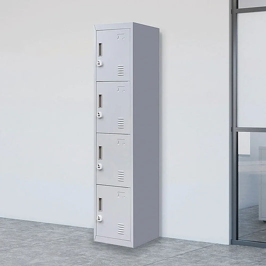 4-Door Vertical Locker for Office Gym Shed School Home Storage - Mekamart Australia