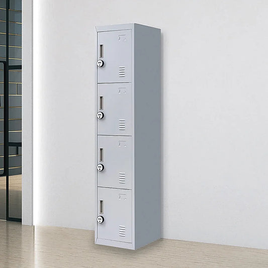 4-Door Vertical Locker for Office Gym Shed School Home Storage - Mekamart Australia