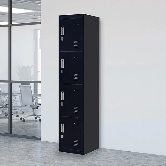 4-Door Vertical Locker for Office Gym Shed School Home Storage - Mekamart Australia