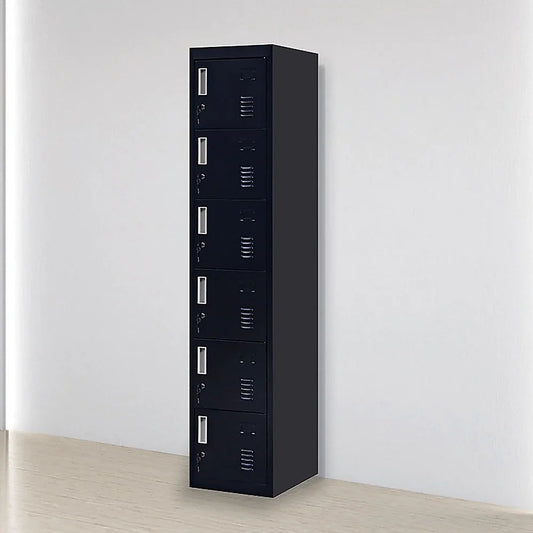 6-Door Locker for Office Gym Shed School Home Storage - Mekamart Australia