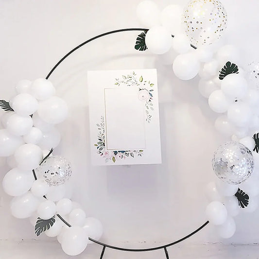 2M Wedding Hoop Round Circle Arch Backdrop Flower Display Stand Frame Background - Mekamart Australia