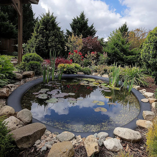 Fish Pond Liner 3 x 4.6m x 0.5mm Garden Pool Membrane Reinforced - Mekamart Australia