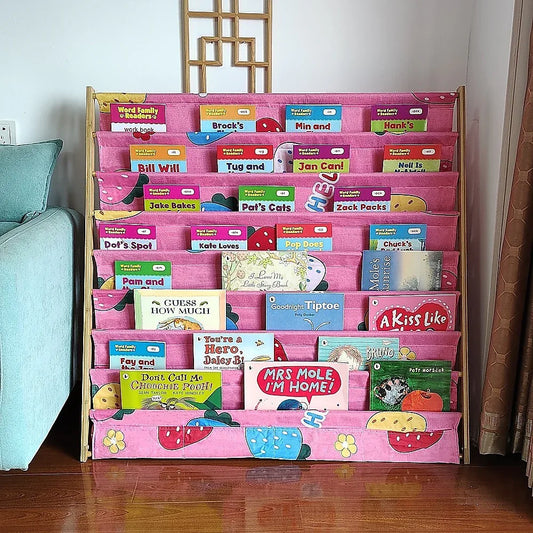 Children's Bookshelf Bookcase Magazine Rack Home Storage - Mekamart Australia