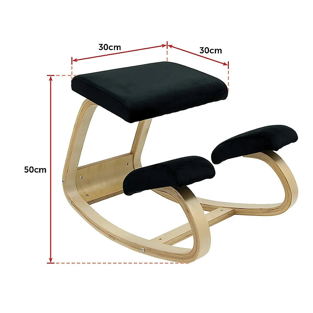Kneeling Office Chair Ergonomic Rocking Posture Improving Stool - Mekamart Australia