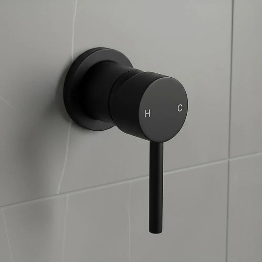 Single Round Shower Bath Mixer Tap Bathroom WATERMARK Approved - Mekamart Australia