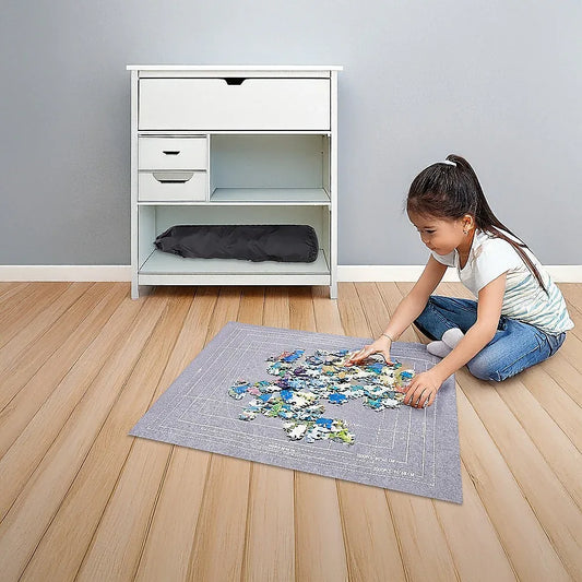 Puzzles Rollers 2 Sets Table Jigsaw Puzzles Felt Mat Board Inflator Puzzle Blanket - Mekamart Australia