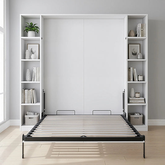 Queen DIY Wall Bed Hardware Kit with Black handle – Frame & Mechanism for Custom Build - Mekamart Australia