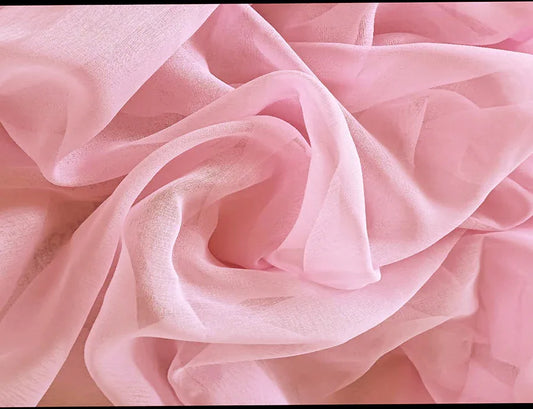 2 Sheer Voile Curtains 544cm wide 230cm drop+30 Hooks Pinch Pleat New Pink - Mekamart Australia