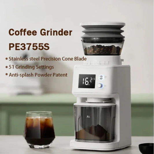 Electric Coffee Bean Grinder with 51 Precise Settings - Mekamart Australia