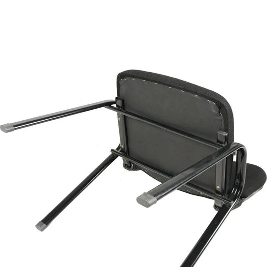 NNECN Stackable & Linkable Office Conference Visitor Community Chairs (Set of 7-Black) - Mekamart Australia