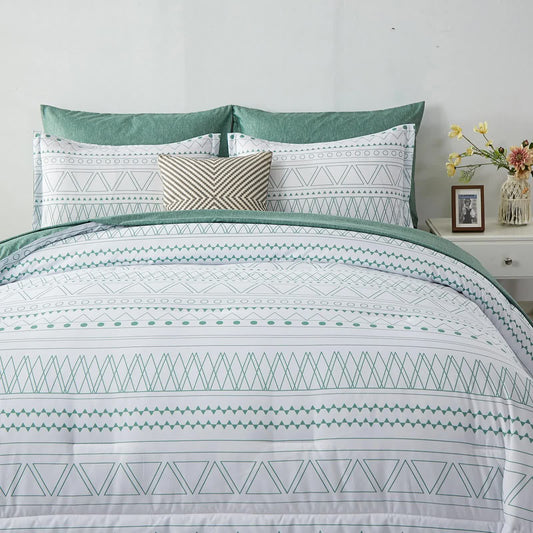 Boho Vibes Bedding Set – 3‑Piece Comforter & Pillow Covers