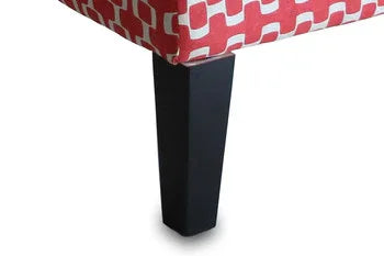 Cafe Lounge Couch Ramie Cotton Fabric Accent Dining Relax Chair Pub Seating Blue New - Mekamart Australia