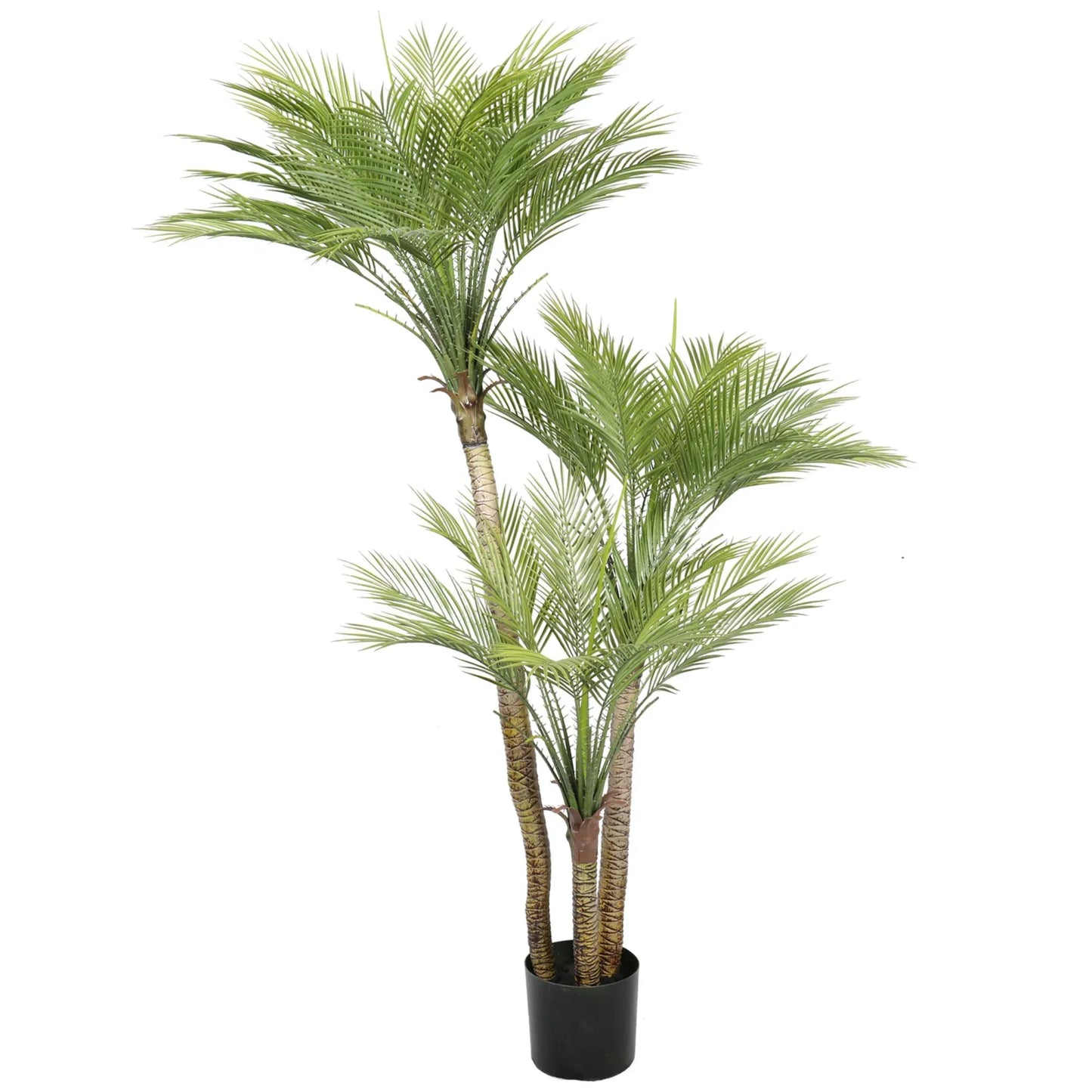 Artificial Parlour Palm Tree 180cm Multi Trunk UV Resistant - Mekamart Australia