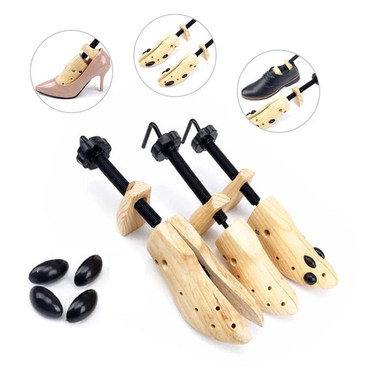 1 PCS Adjustable Wooden Shoe Stretcher for Men & Women, Size Medium (EUR 39-41) - Mekamart Australia