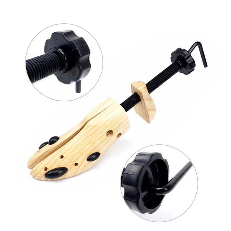 1 PCS Adjustable Wooden Shoe Stretcher for Women, Small Size (EUR 34-38) - Mekamart Australia
