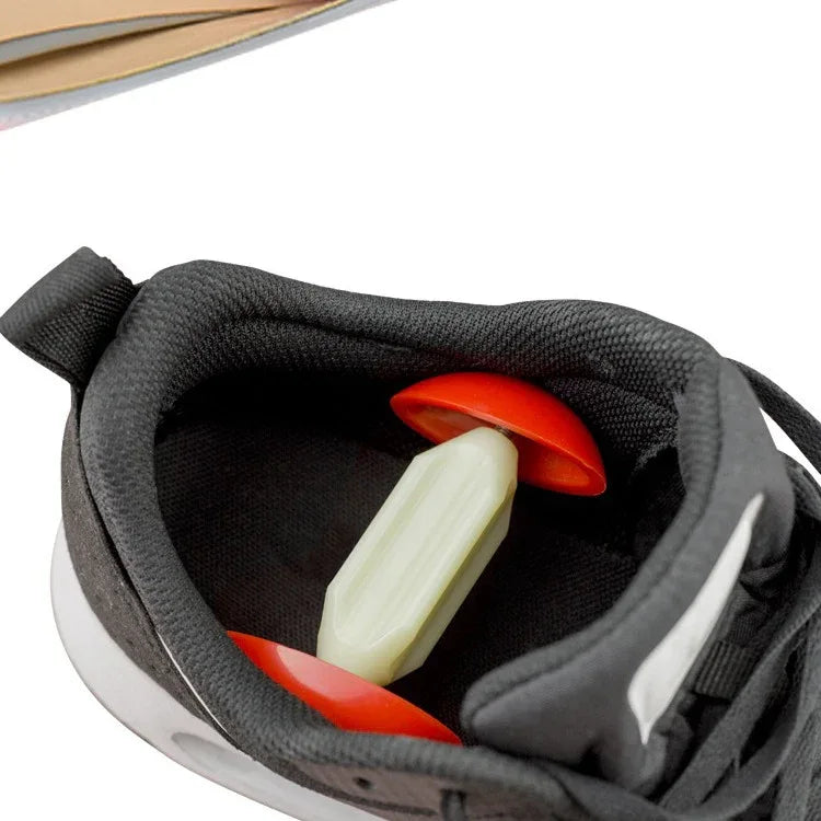 Adjustable Plastic Shoe Stretcher, Red and White, Universal Size - Mekamart Australia