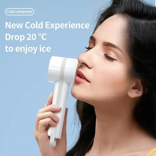 White Outdoor Handheld Cooling Fan – Mini Macaron Portable Desk Fan with Carabiner, Ideal for Home, Travel, and Hiking - Mekamart Australia