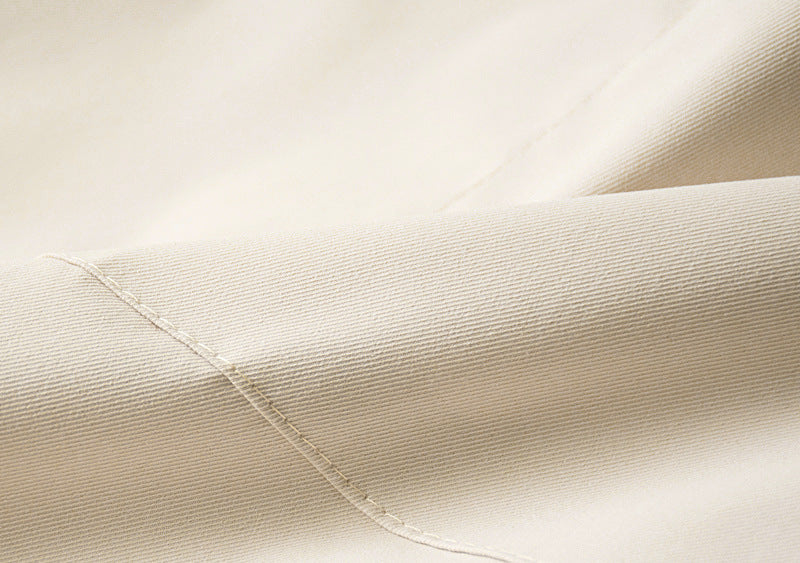 Khaki Waterproof & Oil-Proof Apron - Adjustable Kitchen Apron with Pockets