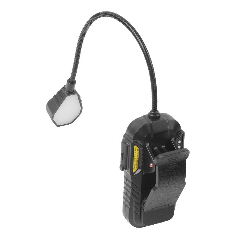 LED Sensor Clip-On Book Light - USB Rechargeable Multifunctional Work Light for Night Fishing and Reading