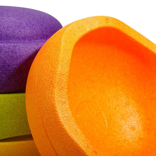 Rainbow Balance Stepping Stone - Sensory Training Toy for Kids, Orange circle Step