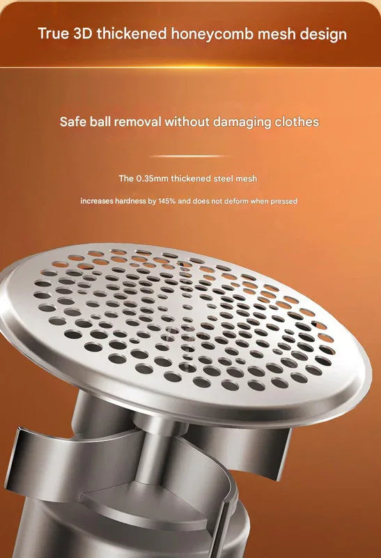 Compact Electric Lint Remover with LED Display & Dual Head - USB Rechargeable(Purple) - Mekamart Australia