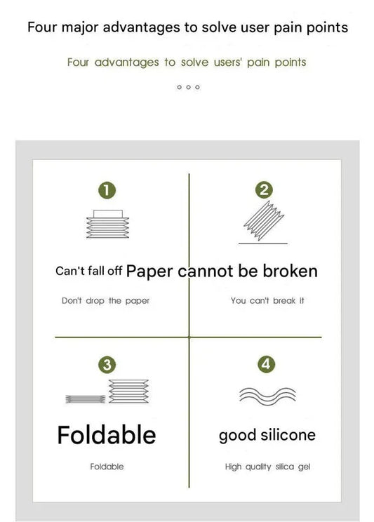 2-pcs Blue Silicone Tissue Box Holder - Automatic Self-Lowering Dispenser - Mekamart Australia