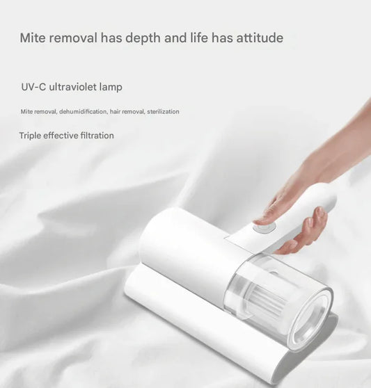 Cordless UV-C Dust Mite Vacuum - Lightweight Handheld Cleaner with HEPA Filtration for Mattresses, Sofas, and Upholstery(7.4V) - Mekamart Australia