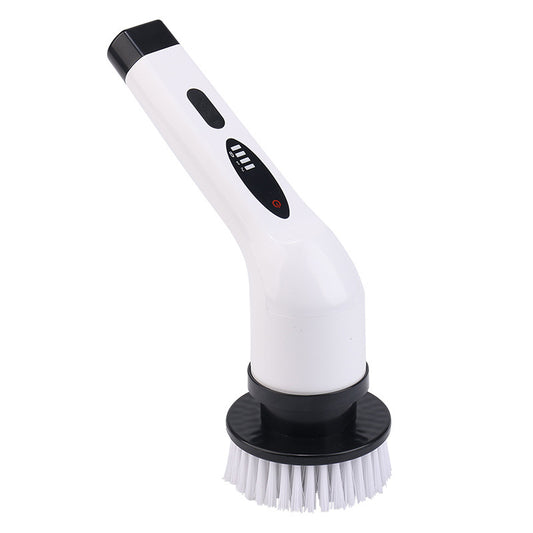 9-in-1 Multifunctional Cordless Electric Spin Scrubber with Adjustable Extension Handle(white)