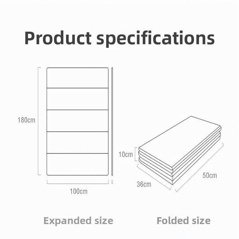 Green Large Foldable Baby Play Mat - Thick, Waterproof & Reversible XPE Foam Mat for Tummy Time & Crawling