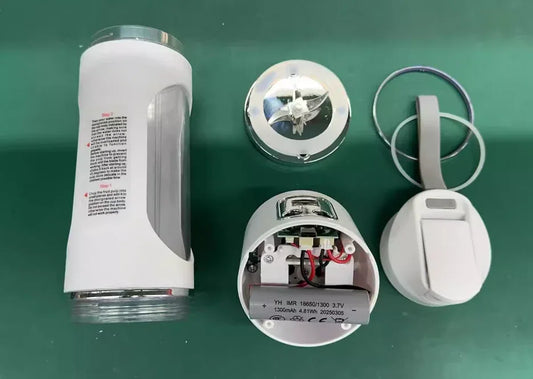 Portable Blender USB Rechargeable Juicer Cup Personal Smoothie Maker with Digital Display and Stainless Steel Blades White Ideal for Travel Gym and Office