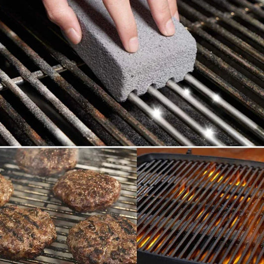 5 Pack Grill Cleaning Brick Pumice Stone BBQ Cleaner Block Heavy Duty Grease Remover for Griddle Stove and Kitchen Sink - Mekamart Australia
