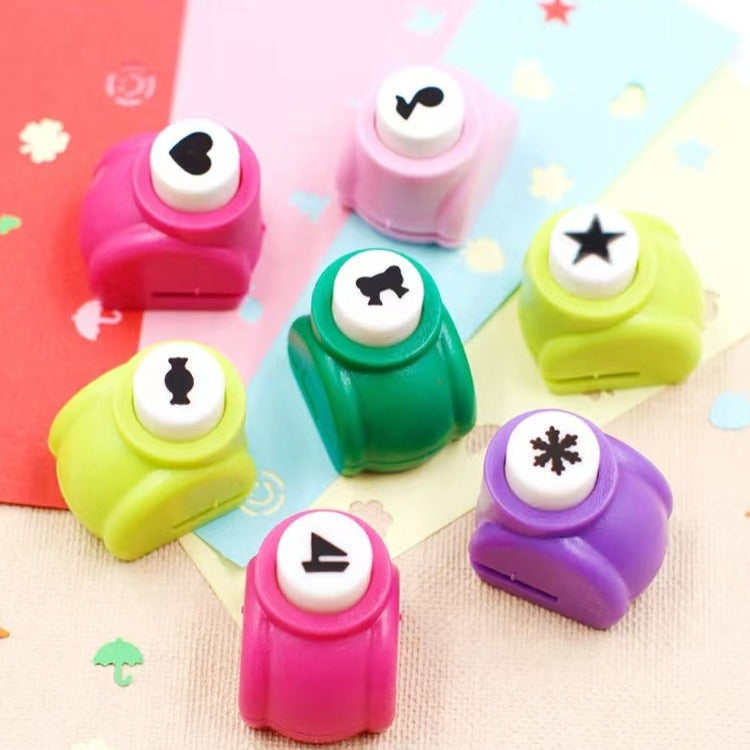 10 Pack Mini Paper Craft Punch Set DIY Scrapbooking Hole Puncher Shapes for Kids Art & Card Making