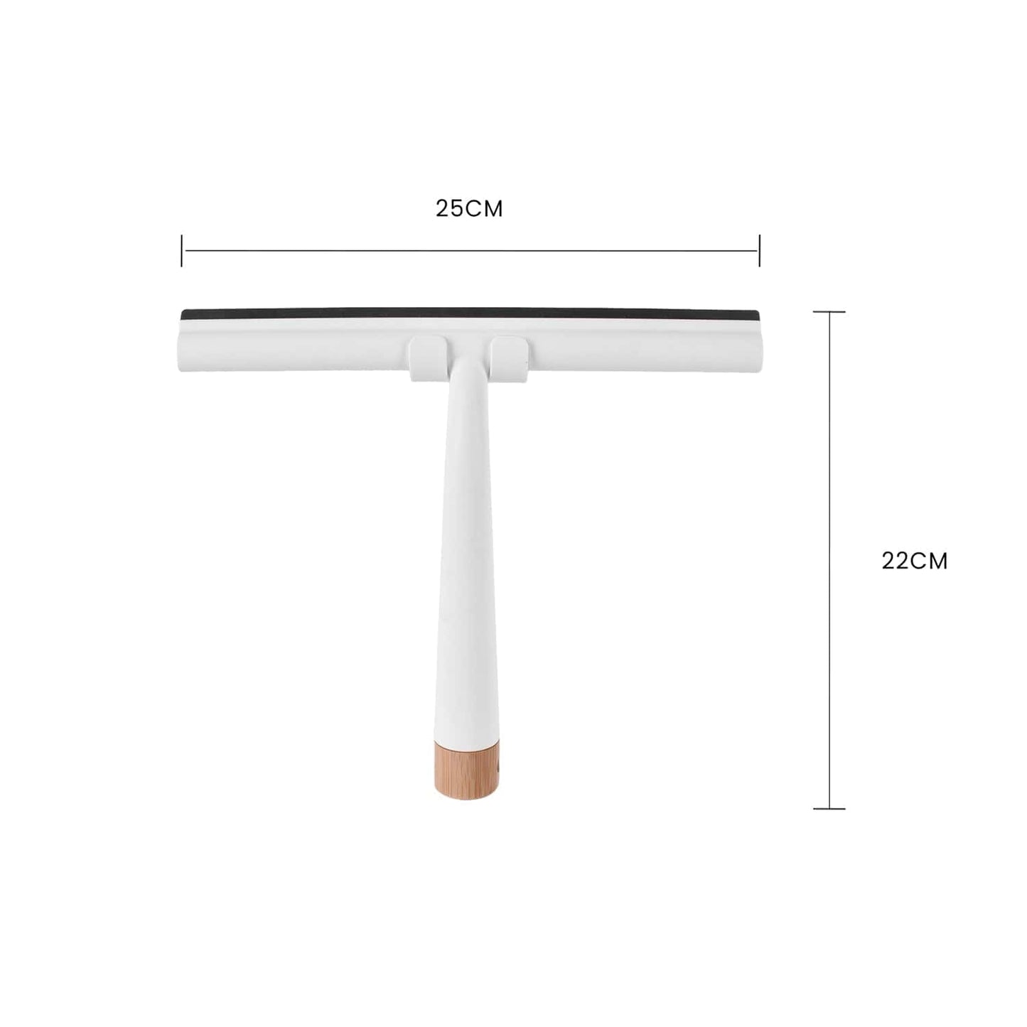 Bamboo Base Shower Squeegee with Holder
