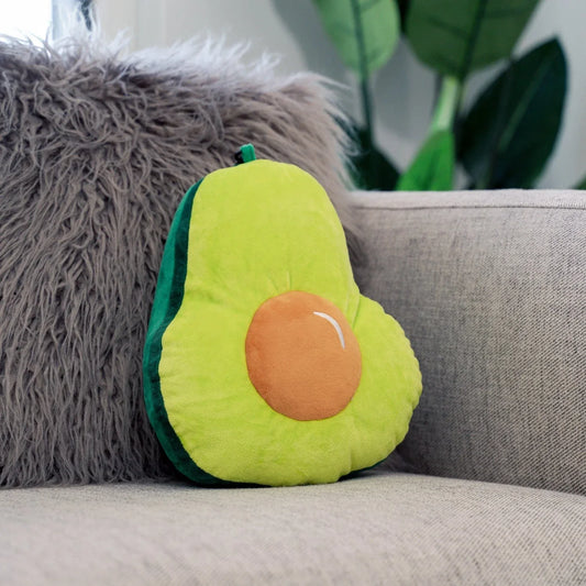 2 Ways Reversible Microfibre Travel Pillow-Avocado/Watermelon - Mekamart Australia