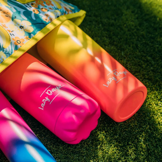 500ml Double Wall Stainless Steel Daily Drink Bottle - Yellow - Mekamart Australia