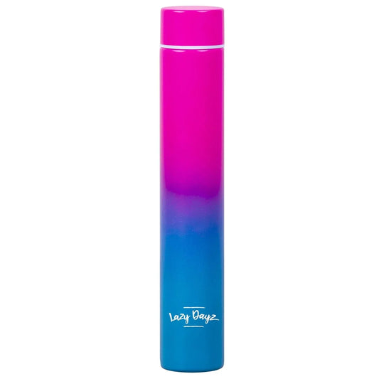 Lazy Dayz 300ml Slimline Insulated Drink Bottle - Pink Blue Ombre - Mekamart Australia